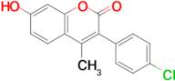 3-(4-Chlorophenyl)-7-hydroxy-4-methyl-2h-chromen-2-one