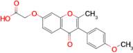 2-((3-(4-Methoxyphenyl)-2-methyl-4-oxo-4h-chromen-7-yl)oxy)acetic acid