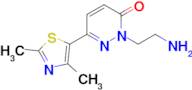 2-(2-Aminoethyl)-6-(2,4-dimethylthiazol-5-yl)pyridazin-3(2h)-one