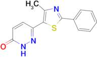 6-(4-methyl-2-phenyl-1,3-thiazol-5-yl)-2,3-dihydropyridazin-3-one