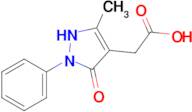 2-(5-Methyl-3-oxo-2-phenyl-2,3-dihydro-1h-pyrazol-4-yl)acetic acid