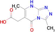 2-{3,7-dimethyl-5-oxo-5H,8H-[1,2,4]triazolo[4,3-a]pyrimidin-6-yl}acetic acid