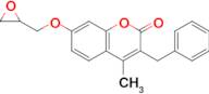 3-Benzyl-4-methyl-7-(oxiran-2-ylmethoxy)-2h-chromen-2-one