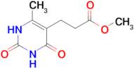 methyl 3-(6-methyl-2,4-dioxo-1,2,3,4-tetrahydropyrimidin-5-yl)propanoate