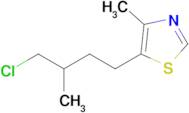 5-(4-Chloro-3-methylbutyl)-4-methylthiazole