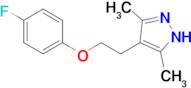 4-(2-(4-Fluorophenoxy)ethyl)-3,5-dimethyl-1h-pyrazole