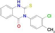 3-(3-Chloro-4-methylphenyl)-2-thioxo-2,3-dihydroquinazolin-4(1h)-one