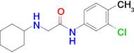 n-(3-Chloro-4-methylphenyl)-2-(cyclohexylamino)acetamide