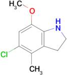 5-Chloro-7-methoxy-4-methylindoline