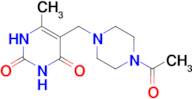 5-[(4-acetylpiperazin-1-yl)methyl]-6-methyl-1,2,3,4-tetrahydropyrimidine-2,4-dione