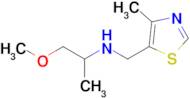 1-Methoxy-N-((4-methylthiazol-5-yl)methyl)propan-2-amine