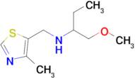 1-Methoxy-N-((4-methylthiazol-5-yl)methyl)butan-2-amine