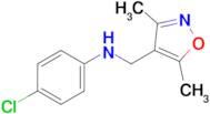 4-Chloro-N-((3,5-dimethylisoxazol-4-yl)methyl)aniline