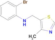 2-Bromo-N-((4-methylthiazol-5-yl)methyl)aniline