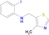 2-Iodo-N-((4-methylthiazol-5-yl)methyl)aniline