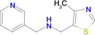 1-(4-Methylthiazol-5-yl)-N-(pyridin-3-ylmethyl)methanamine