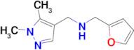 1-(1,5-Dimethyl-1h-pyrazol-4-yl)-N-(furan-2-ylmethyl)methanamine