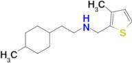 2-(4-Methylcyclohexyl)-N-((3-methylthiophen-2-yl)methyl)ethan-1-amine