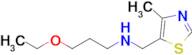 3-Ethoxy-N-((4-methylthiazol-5-yl)methyl)propan-1-amine