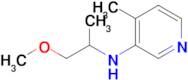 n-(1-Methoxypropan-2-yl)-4-methylpyridin-3-amine