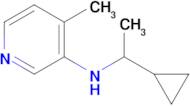 n-(1-Cyclopropylethyl)-4-methylpyridin-3-amine