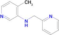 4-Methyl-N-(pyridin-2-ylmethyl)pyridin-3-amine