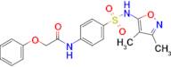 N-(4-(n-(3,4-Dimethylisoxazol-5-yl)sulfamoyl)phenyl)-2-phenoxyacetamide