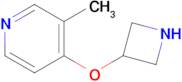 4-(Azetidin-3-yloxy)-3-methylpyridine