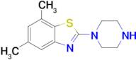 5,7-Dimethyl-2-(piperazin-1-yl)benzo[d]thiazole