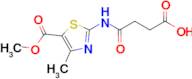 4-((5-(Methoxycarbonyl)-4-methylthiazol-2-yl)amino)-4-oxobutanoic acid