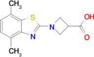 1-(4,7-Dimethylbenzo[d]thiazol-2-yl)azetidine-3-carboxylic acid