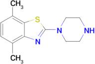 4,7-Dimethyl-2-(piperazin-1-yl)benzo[d]thiazole