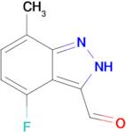 4-fluoro-7-methyl-2H-indazole-3-carbaldehyde
