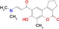 (E)-8-(3-(Dimethylamino)acryloyl)-7-hydroxy-6-methyl-2,3-dihydrocyclopenta[c]chromen-4(1h)-one