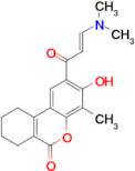 (E)-2-(3-(Dimethylamino)acryloyl)-3-hydroxy-4-methyl-7,8,9,10-tetrahydro-6h-benzo[c]chromen-6-one