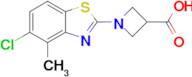 1-(5-Chloro-4-methylbenzo[d]thiazol-2-yl)azetidine-3-carboxylic acid