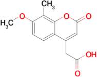 2-(7-Methoxy-8-methyl-2-oxo-2h-chromen-4-yl)acetic acid