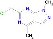 6-(Chloromethyl)-1,4-dimethyl-1h-pyrazolo[3,4-d]pyrimidine