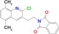 2-(2-(2-Chloro-5,8-dimethylquinolin-3-yl)ethyl)isoindoline-1,3-dione