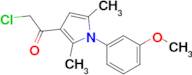 2-Chloro-1-(1-(3-methoxyphenyl)-2,5-dimethyl-1h-pyrrol-3-yl)ethan-1-one