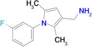 (1-(3-Fluorophenyl)-2,5-dimethyl-1h-pyrrol-3-yl)methanamine