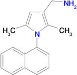 (2,5-Dimethyl-1-(naphthalen-1-yl)-1h-pyrrol-3-yl)methanamine