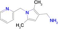 (2,5-Dimethyl-1-(pyridin-2-ylmethyl)-1h-pyrrol-3-yl)methanamine