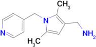 (2,5-Dimethyl-1-(pyridin-4-ylmethyl)-1h-pyrrol-3-yl)methanamine