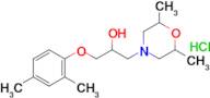 1-(2,6-Dimethylmorpholino)-3-(2,4-dimethylphenoxy)propan-2-ol hydrochloride