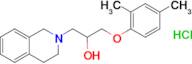 1-(3,4-Dihydroisoquinolin-2(1h)-yl)-3-(2,4-dimethylphenoxy)propan-2-ol hydrochloride