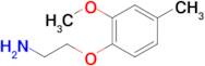 2-(2-Methoxy-4-methylphenoxy)ethan-1-amine