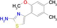 4-(2-methoxy-4,5-dimethylphenyl)-1,3-thiazol-2-amine