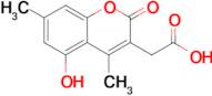 2-(5-Hydroxy-4,7-dimethyl-2-oxo-2h-chromen-3-yl)acetic acid