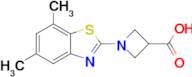 1-(5,7-Dimethylbenzo[d]thiazol-2-yl)azetidine-3-carboxylic acid